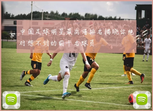 中国足球明星最离谱排名揭晓你绝对想不到的前十名球员